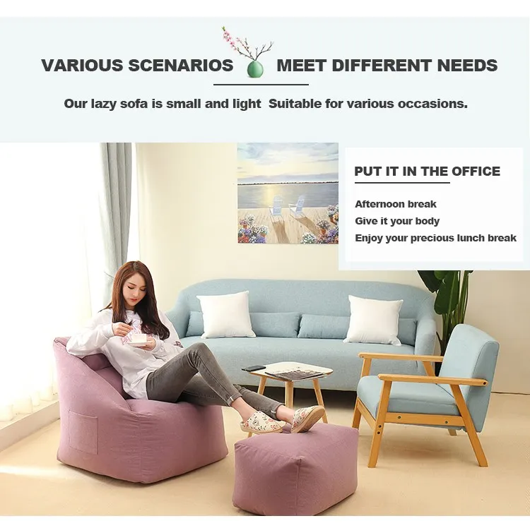 Fluffy Lazy Sofa Cover - View 2