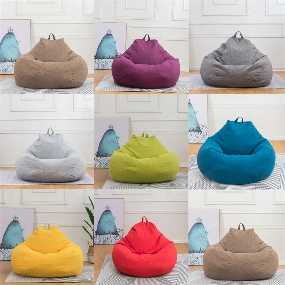 Waterproof Large Size Square Bean Bag Solid Cover - Bean Bag Sofa Cover wholesale from China